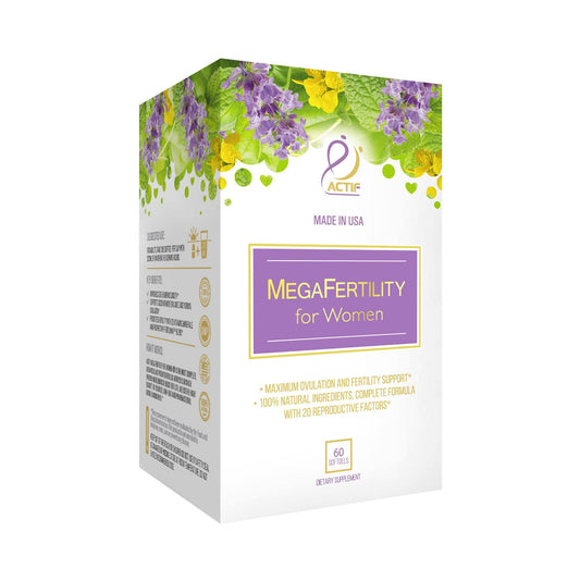 Frasco suplemento FertilMax para fertilidad femenina