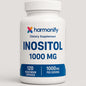 Frasco de suplemento HARMONIFY inositol 100 cápsulas veganas
