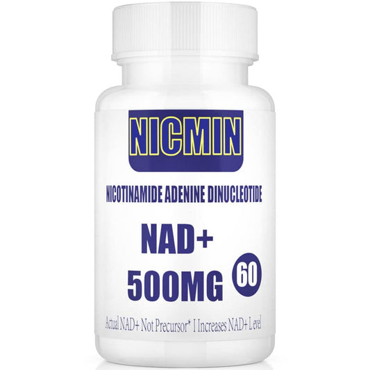 Frasco suplemento liposomal NAD+ NICMIN 800mg con TMG