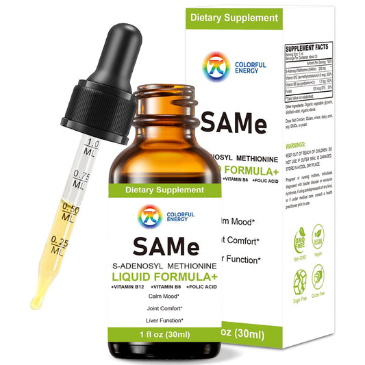 frasco suplemento liquido 7c sam e con vitaminas b6 b12