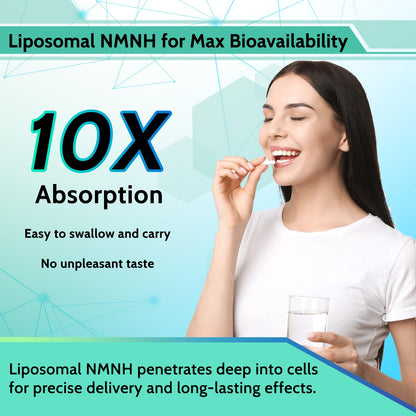 Frasco suplemento NMNH HEALGUT para mujeres