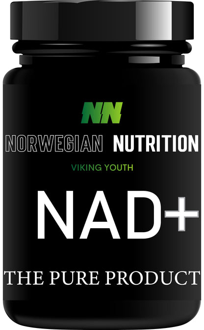 Frasco suplemento Norwegian Nutrition NAD+ anti envejecimiento