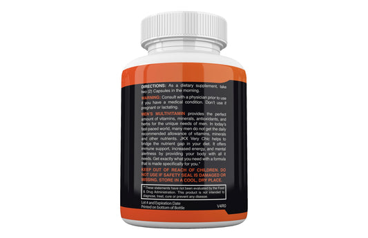 Frasco suplemento NutriTorch vitaminas para hombres