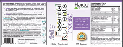 Frasco suplemento prenatal completo para madres embarazadas y lactantes