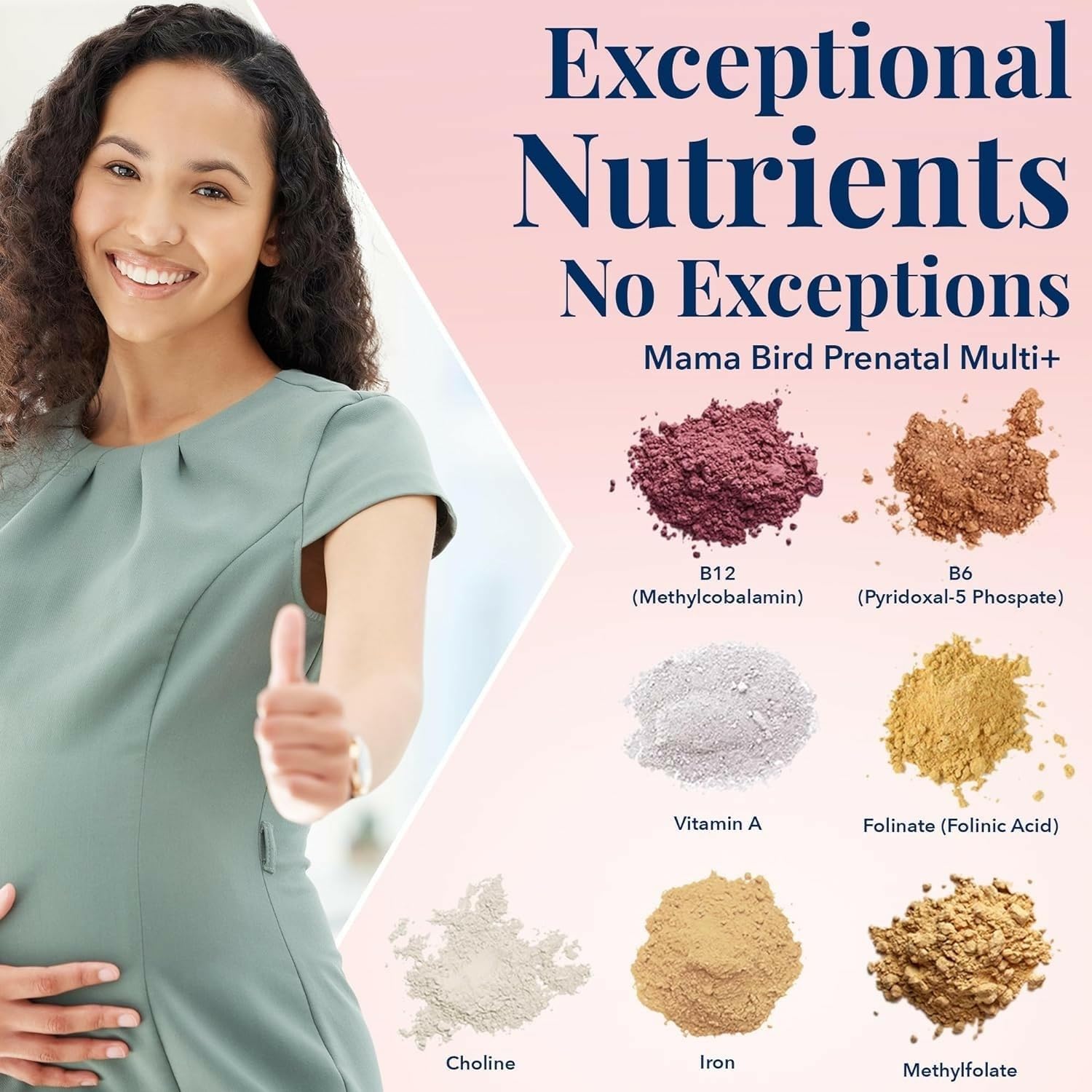 Frasco suplemento prenatal vegano Best Nest Wellness