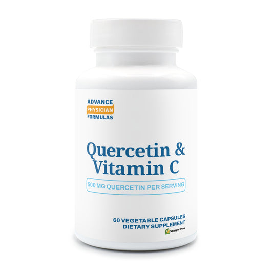 Frasco suplemento Quercetina y Vitamina C Advance Physician