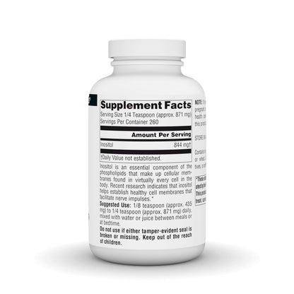 Frasco suplemento Source Naturals inositol polvo 8 oz