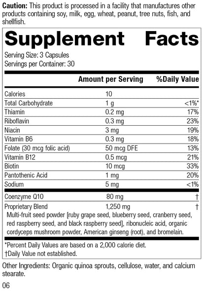 Frasco suplemento Standard Process B Vitality