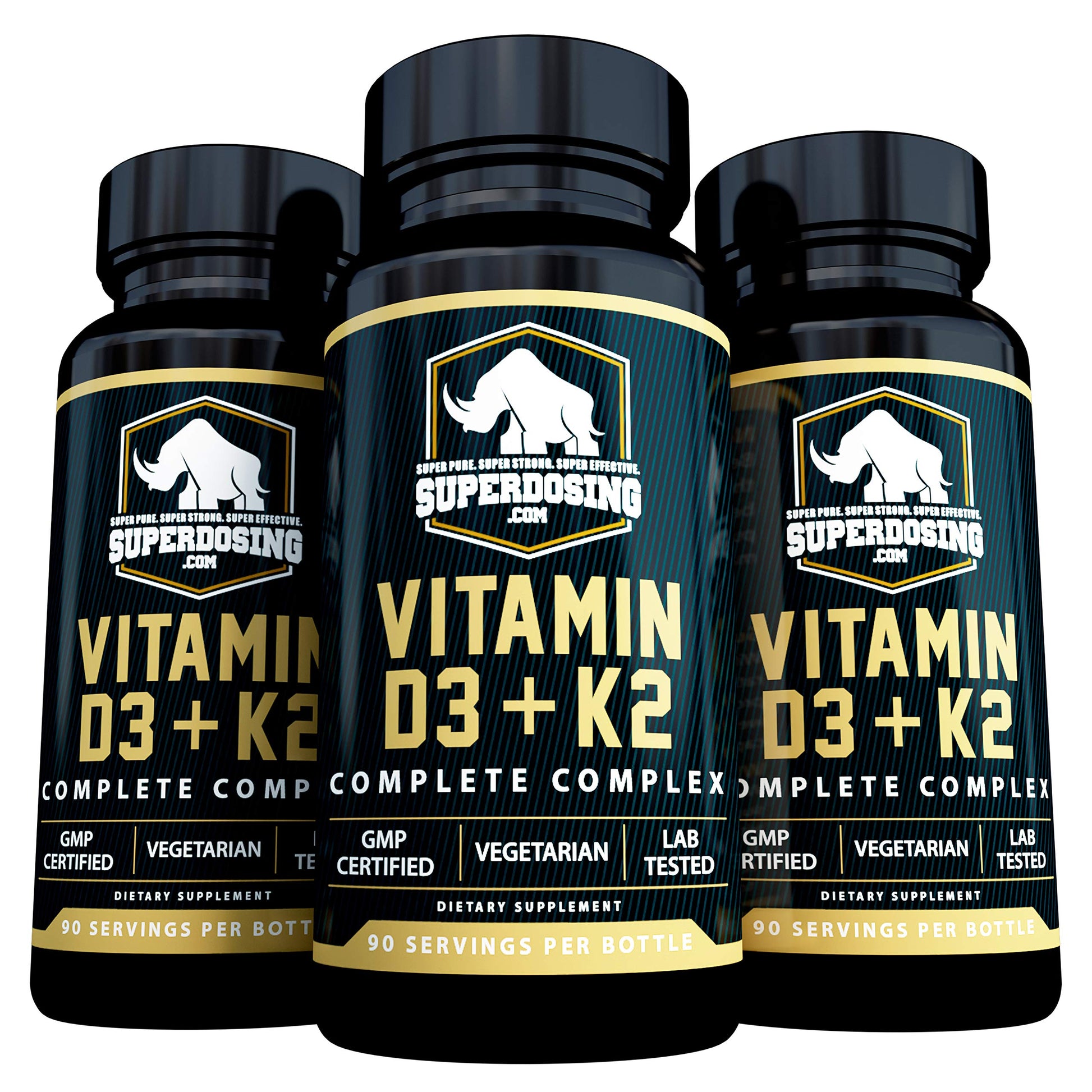 frasco suplemento vitamina d3 k2 superdosing