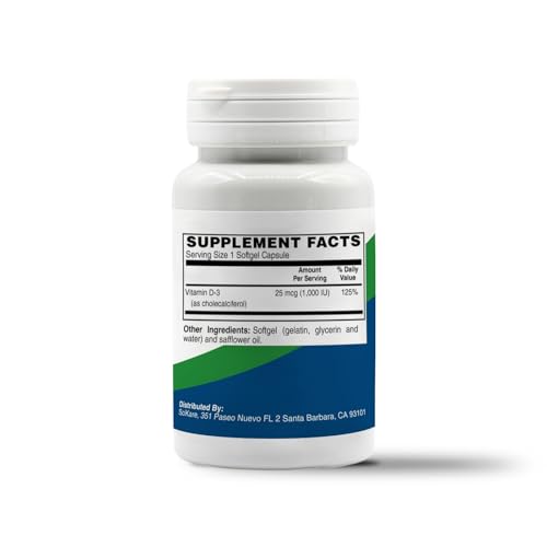 Frasco suplemento vitamina d3 kidney vita 100 cápsulas