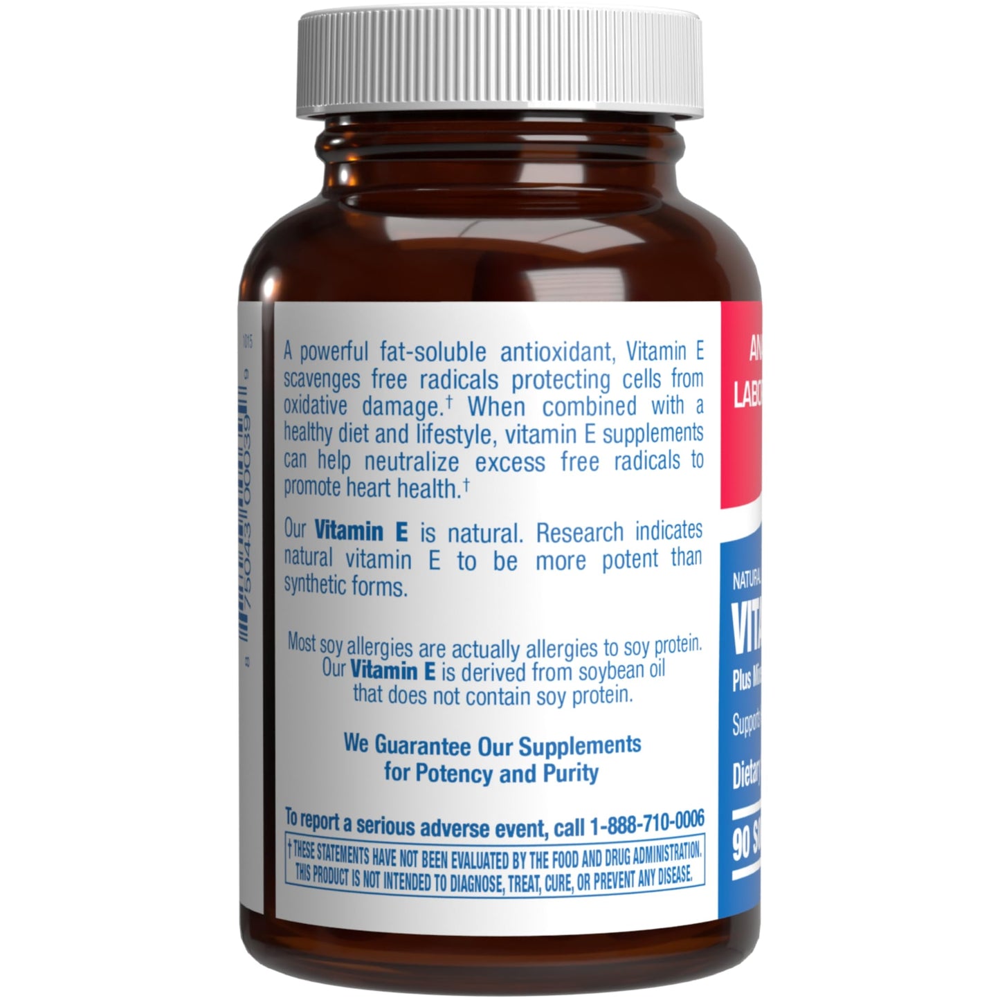 Frasco suplemento vitamina E potente Anabolic Laboratories