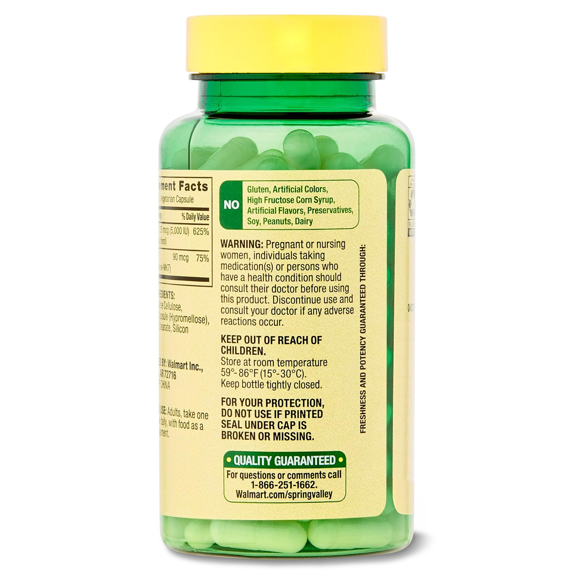 Frasco suplemento vitamina K2 y D3 Hayvi 90 cápsulas