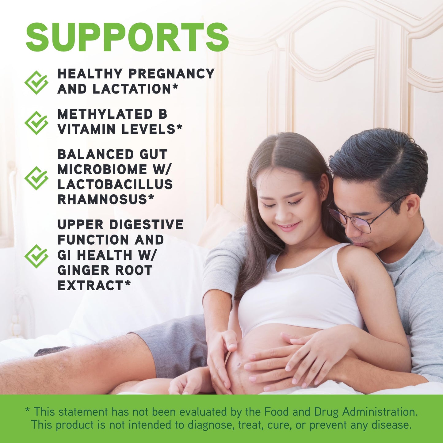 Frasco de suplementos prenatales DaVinci Daily Best
