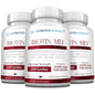 Frasco de tabletas veganas Biotin MD Approved Science 10,000 mcg