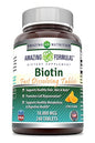 Frasco de tabletas disolución rápida de biotina Amazing Formulas