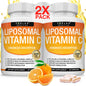 Frasco Toplux vitamina C liposomal 2100mg 90 cápsulas