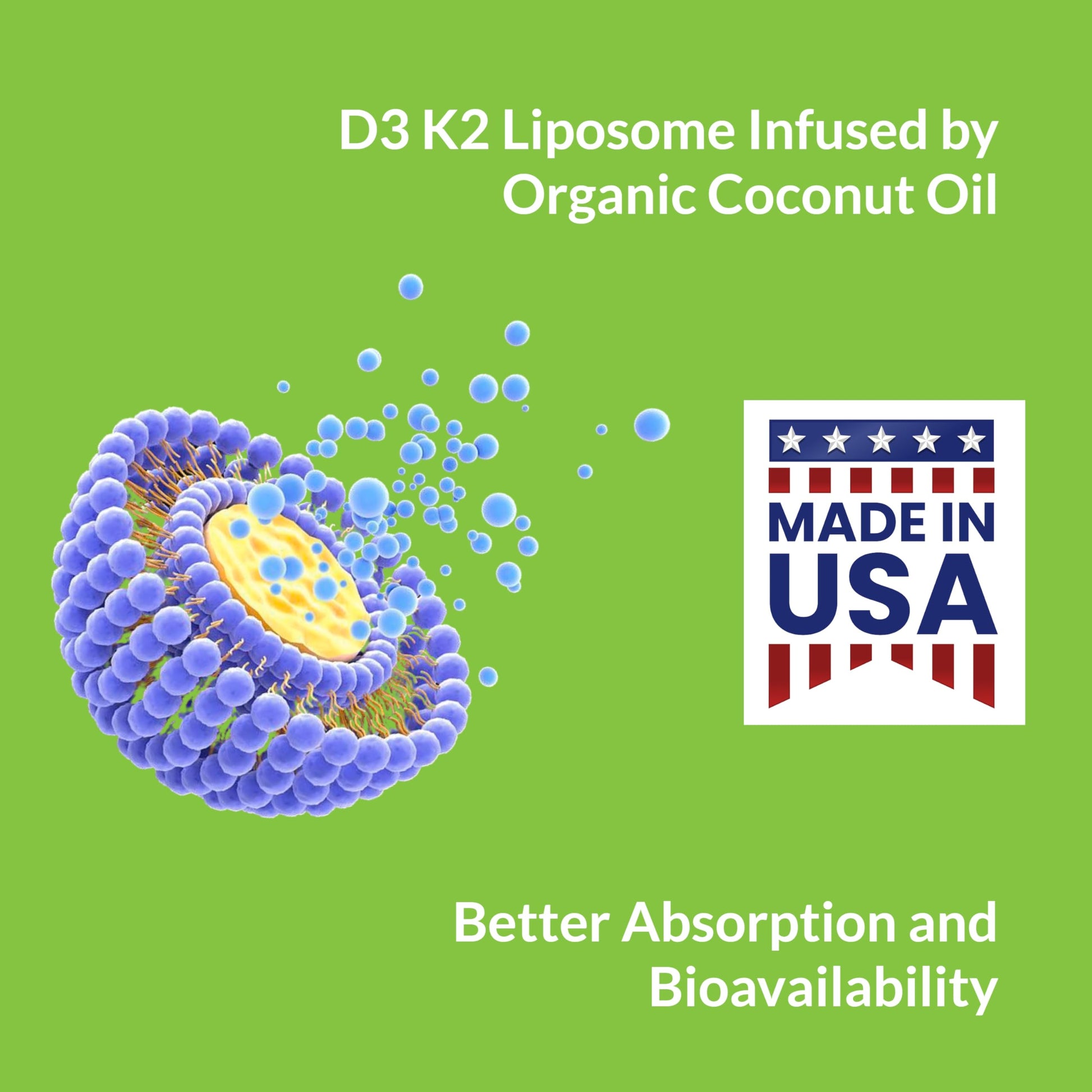 Frasco UpNourish vitamina d3 liposomal alta dosis 120 cápsulas