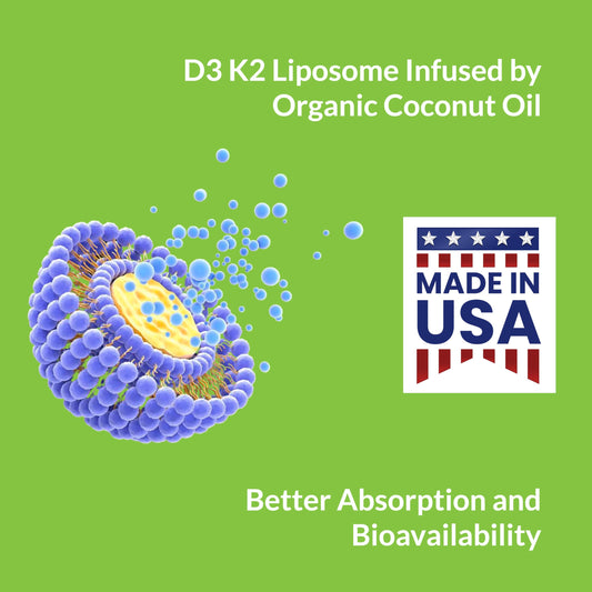 Frasco UpNourish vitamina d3 liposomal alta dosis 120 cápsulas
