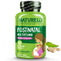 Frasco verde de multivitamínico postnatal NATURELO
