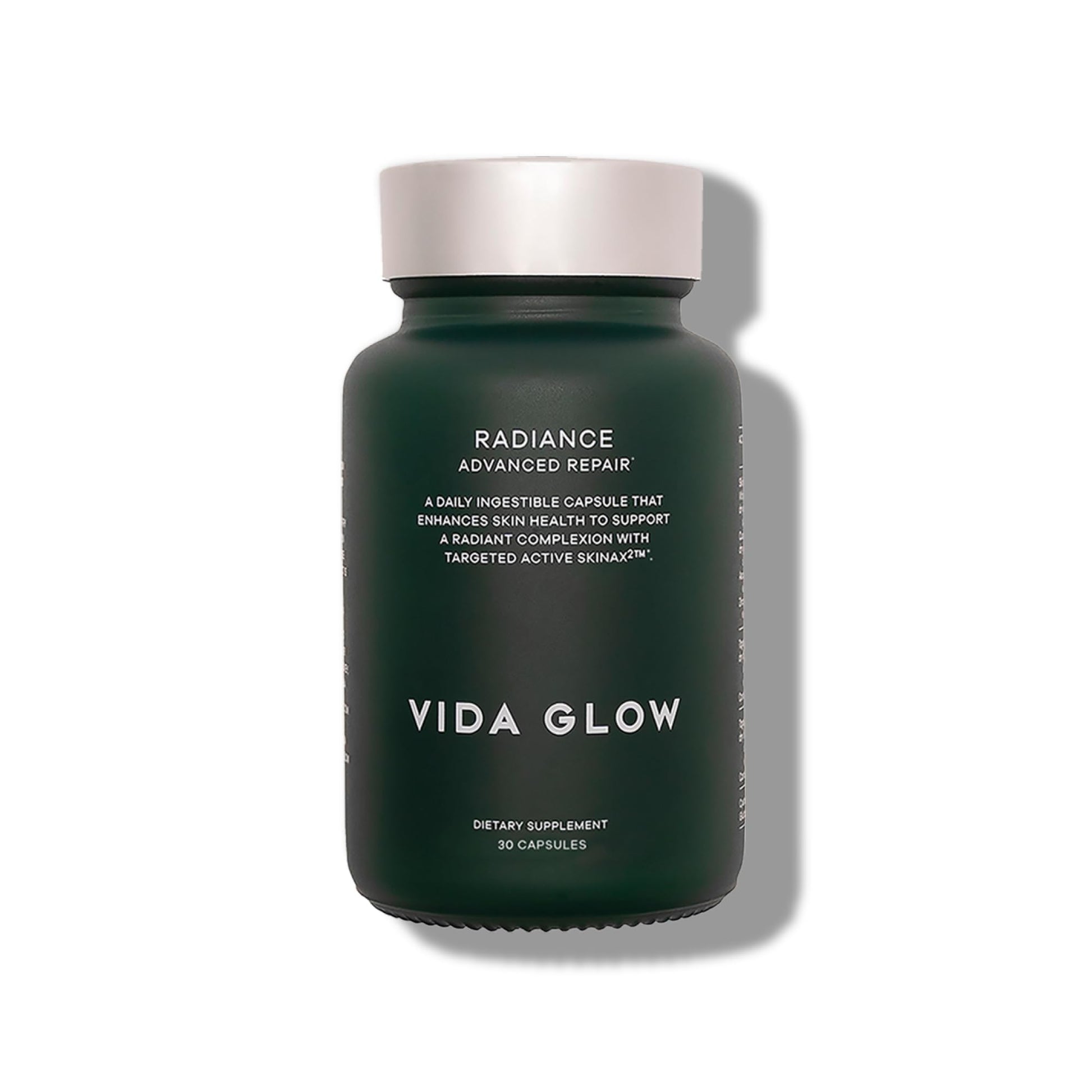 Frasco Vida Glow Radiance cápsulas anti-edad piel luminosa