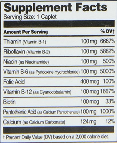 Frasco de vitamina b-100 complejo 21st century 60 tabletas