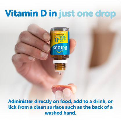 Frasco vitamina d líquida Ddrops sin conservadores