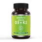 Frasco de cápsulas vitamina D3 K2 Zentastic para salud cardiovascular e inmunológica