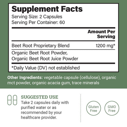 Frasco suplemento vitamina D3 vegana con polvo de remolacha