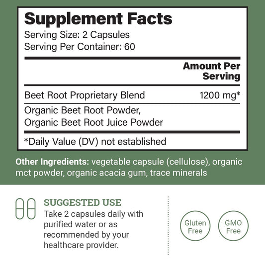 Frasco suplemento vitamina D3 vegana con polvo de remolacha