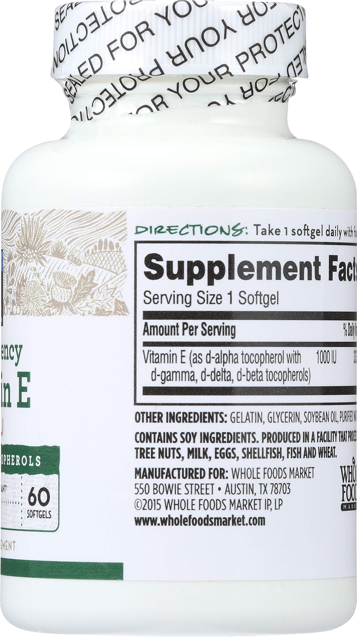 Frasco Vitamin E 1000 IU 365 Everyday Value