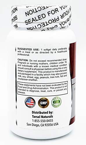 Frasco vitamina E 1000 UI 50 cápsulas blandas Tarsal Naturals