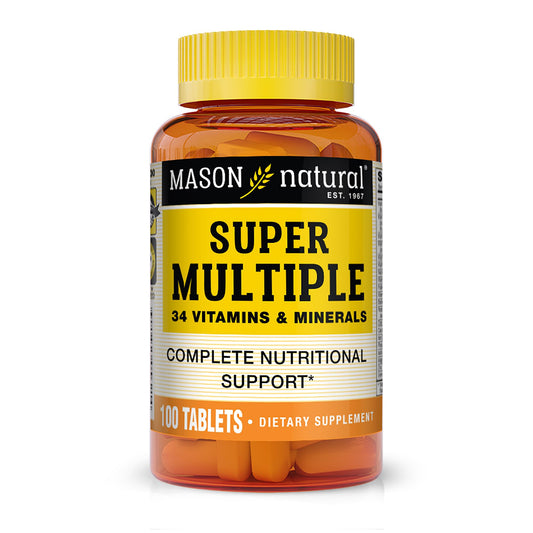 Frasco de vitaminas MASON NATURAL 100 comprimidos