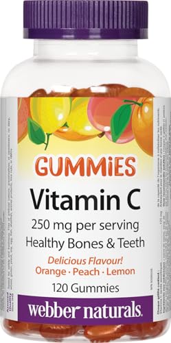 Frasco Webber Naturals vitamina c 125 mg 120 tabletas
