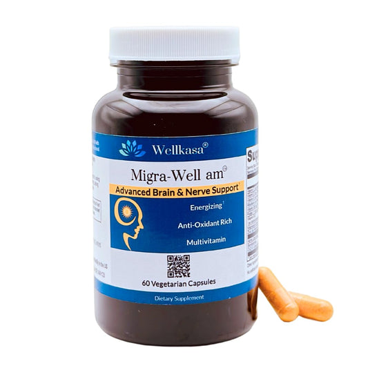 Frasco Wellkasa Migra-Well AM multivitamina