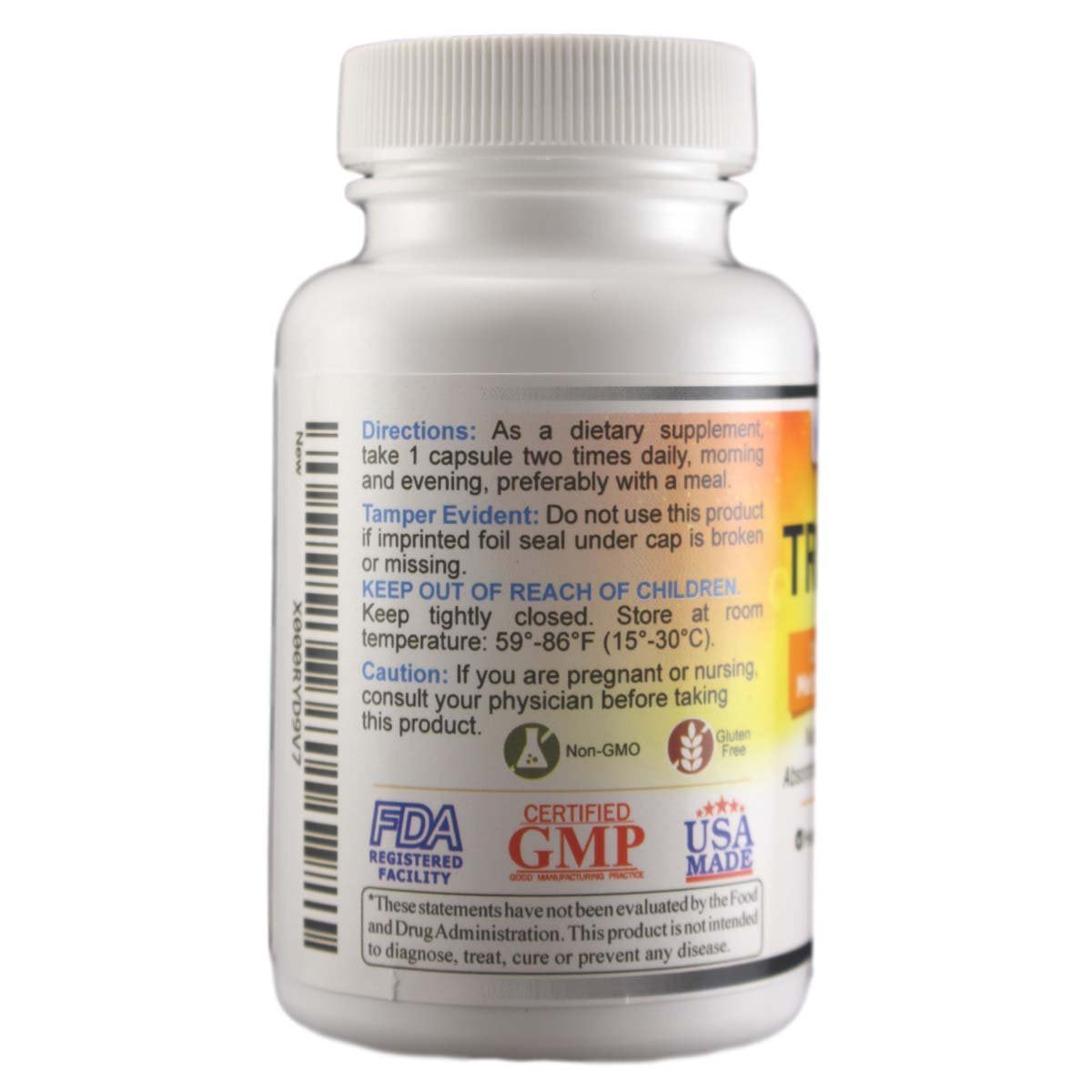 Frasco Wonder Laboratories cápsulas factor intrínseco y B12