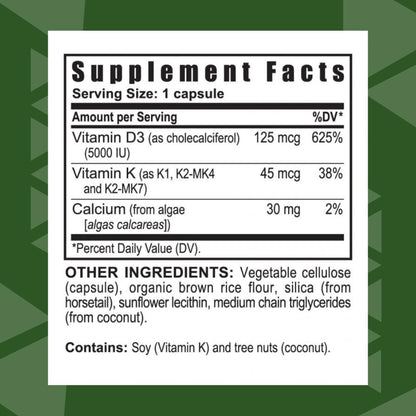 Frasco Youngevity vitamina d3 k2 soporte huesos e inmune