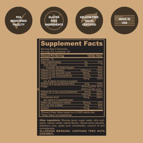 Frascos de Black Girl Vitamins gummies multivitaminas