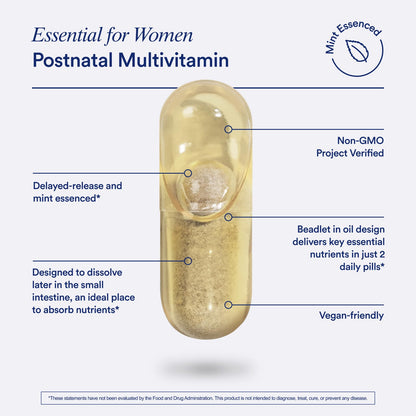 Frasco cápsulas multivitamínico posnatal Ritual Essential mujer