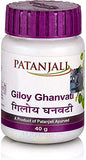 frascos de Giloy Ghan Vati Patanjali 40g