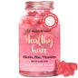 Frasco gomitas Bloom Hair vitamina biotina para crecimiento cabello 60 piezas