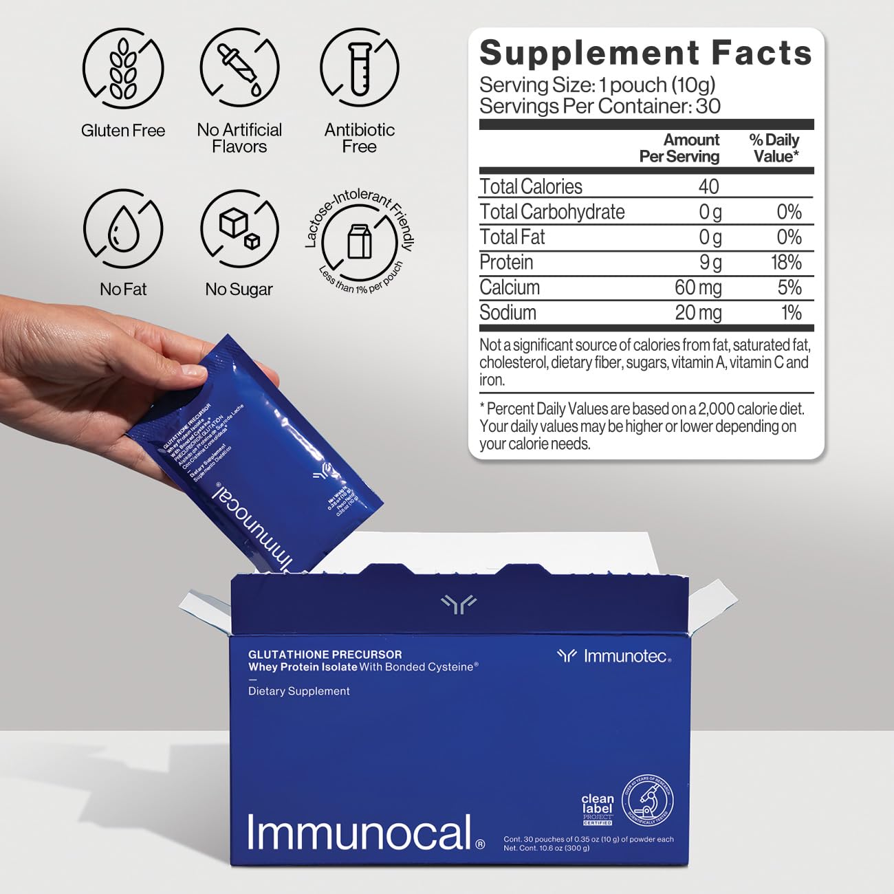 Frascos Immunocal refuerzo inmunológico con calcio y vitamina D Sunray