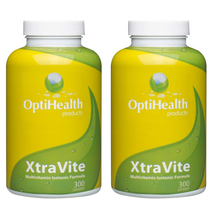 Frascos de multivitamínico isotónico XtraVITE mostrando el empaque.