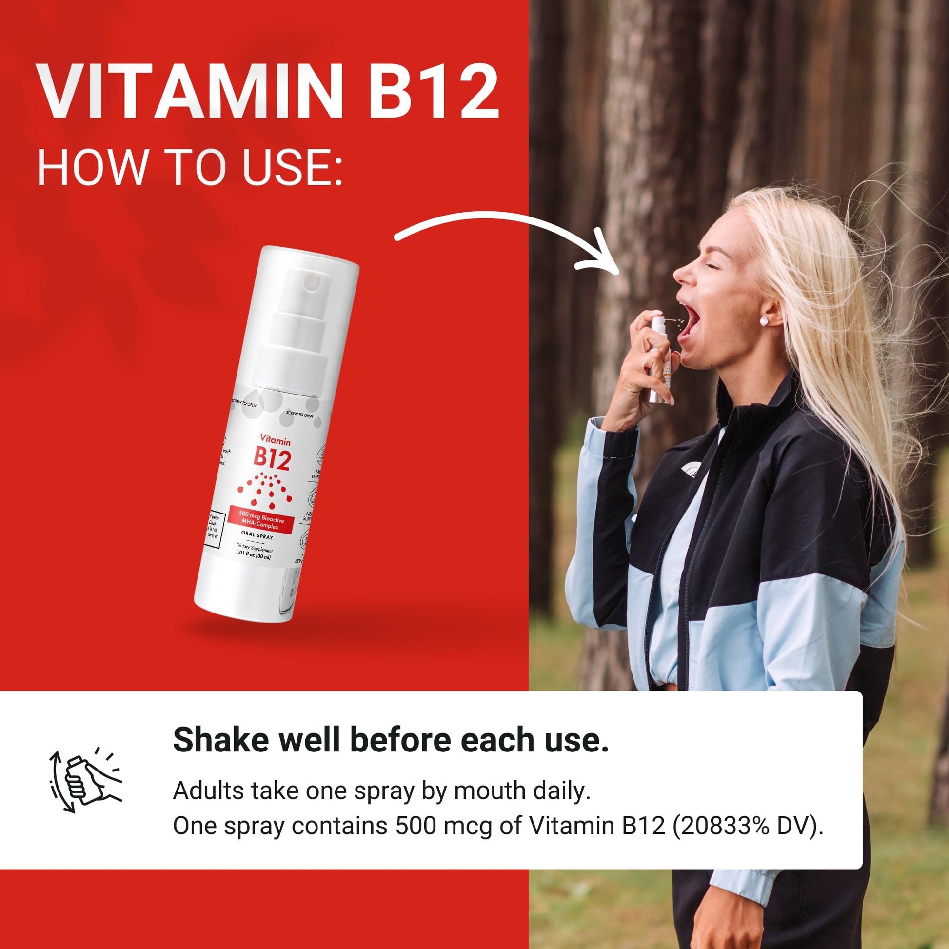 Frascos NorVita spray vitaminas D3 B12 alta calidad y seguridad