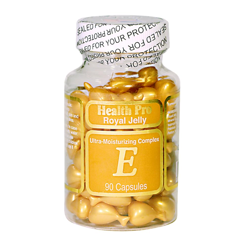 Frascos NU-Health jalea real vitamina E hidratación 90 cápsulas