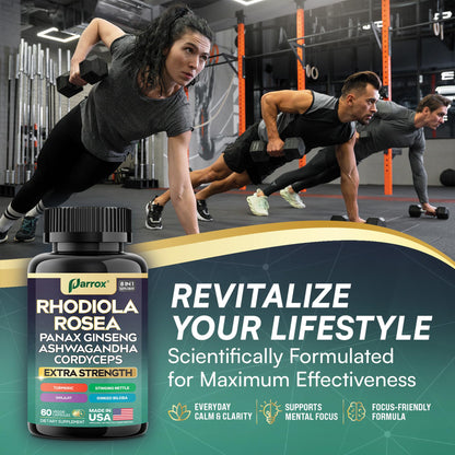 Frascos Parrox con vitamina D3 y zinc para energía limpia