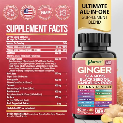 Frascos de suplementos Parrox combinación hormonal