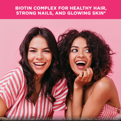 Frascos Vital Vitamins complejo biotina y probióticos