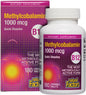 Frasco y caja de Vitamina B12 Metilcobalamina 1000 mcg Natural Factors