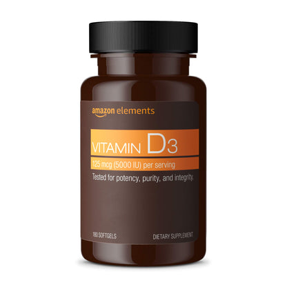 Frascos vitamina D3 y biotina vegana Amazon Elements