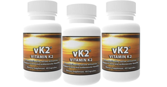 Frascos de vitamina K2 MK4 y MK7 de grado farmacéutico